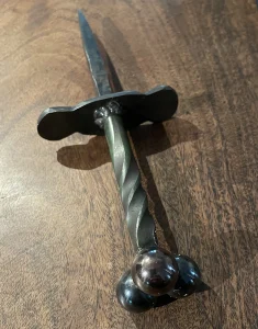 Hand-forged Italian Renaissance replica sword.